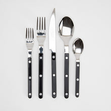 Load image into Gallery viewer, Sabre bistrot black 5 piece flatware