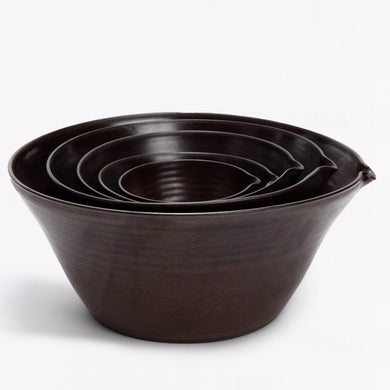 Eric Bonnin kam mixing bowls, bronze/black