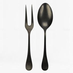 Hawkins NY hudson serving set, 2 pc, stonewash black