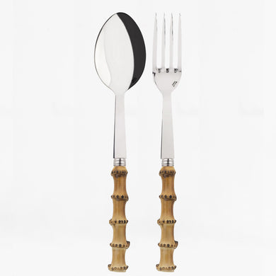 bamboo 2 piece serving set