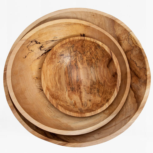 Spencer Peterman spalted maple wood bowl