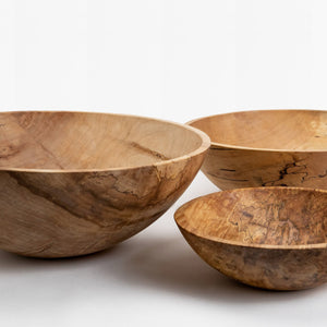 Spencer Peterman spalted maple wood bowl