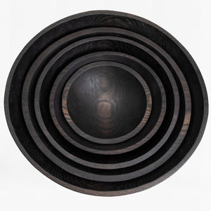 Spencer Peterman black ebonized oak wood bowl