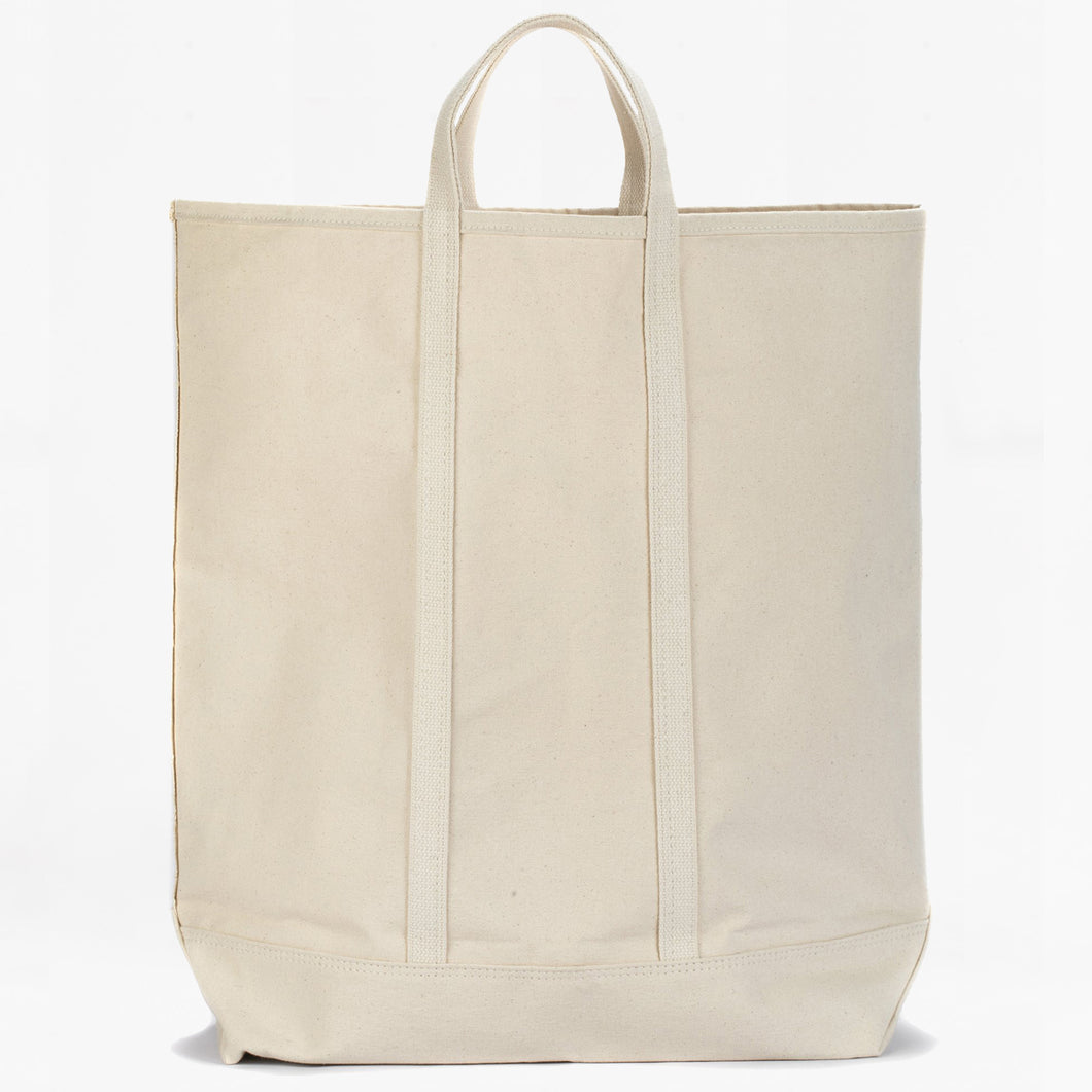 very tall canvas tote