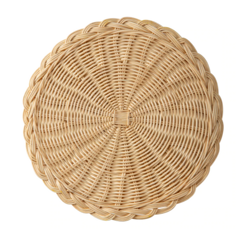 braided round placemat, set of 4