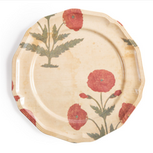 Load image into Gallery viewer, poppy melamine side plates, set of 4