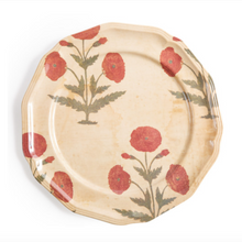 Load image into Gallery viewer, poppy melamine side plates, set of 4