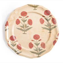 Load image into Gallery viewer, poppy melamine side plates, set of 4