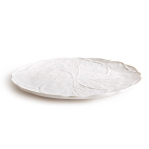 cabbage leaf melamine plates, set of 4