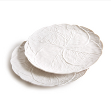 Load image into Gallery viewer, cabbage leaf melamine plates, set of 4