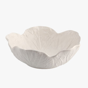 beige cabbage individual salad bowl