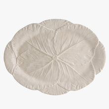 Load image into Gallery viewer, beige cabbage oval platter