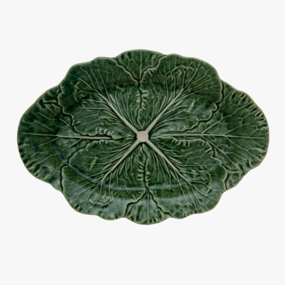 green cabbage oval platter