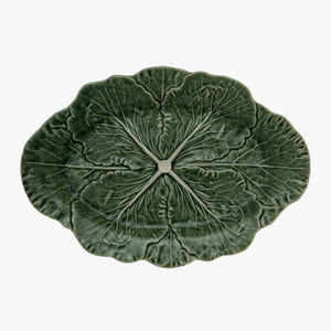green cabbage oval platter