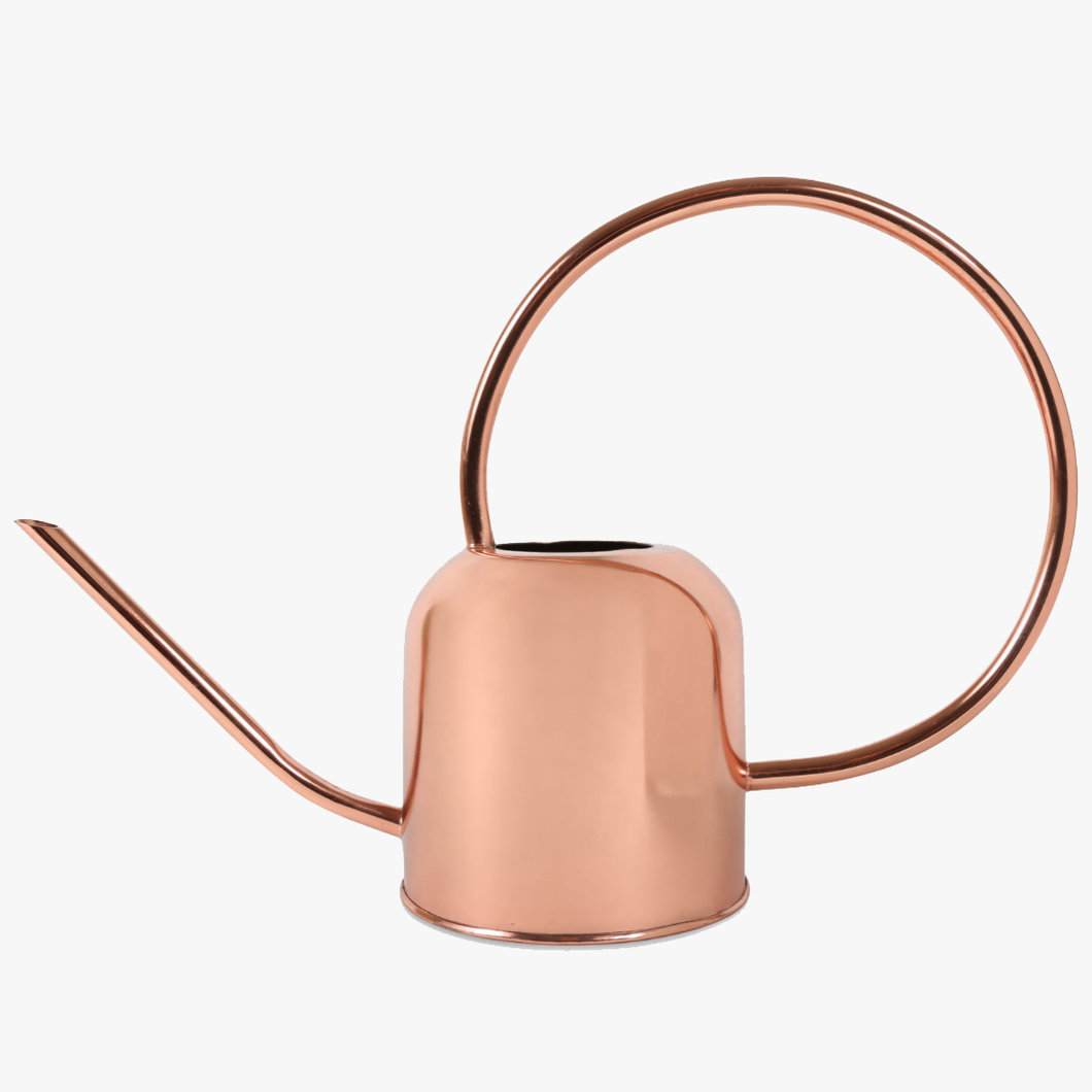 copper watering can