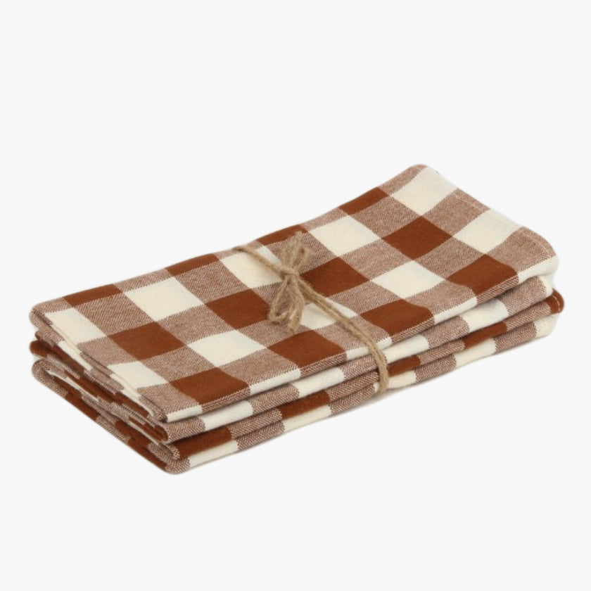 gingham napkins