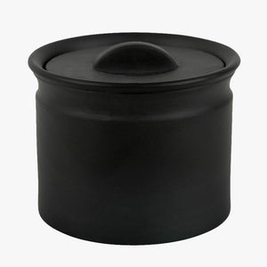 larder crocks, matte black