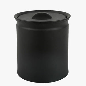 larder crocks, matte black