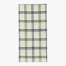 Load image into Gallery viewer, mayfair plaid napkins, hunter/navy