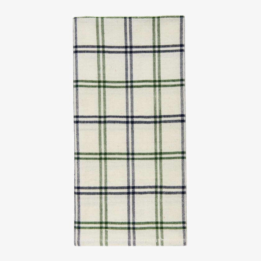 mayfair plaid napkins, hunter/navy