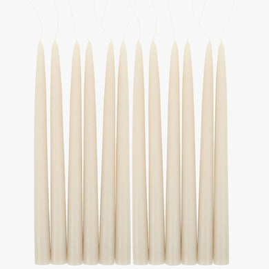 hand dipped taper candles, 18