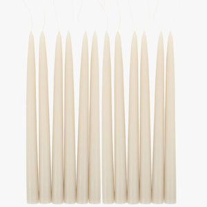 hand dipped taper candles, 18