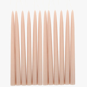 hand dipped taper candles, 12"