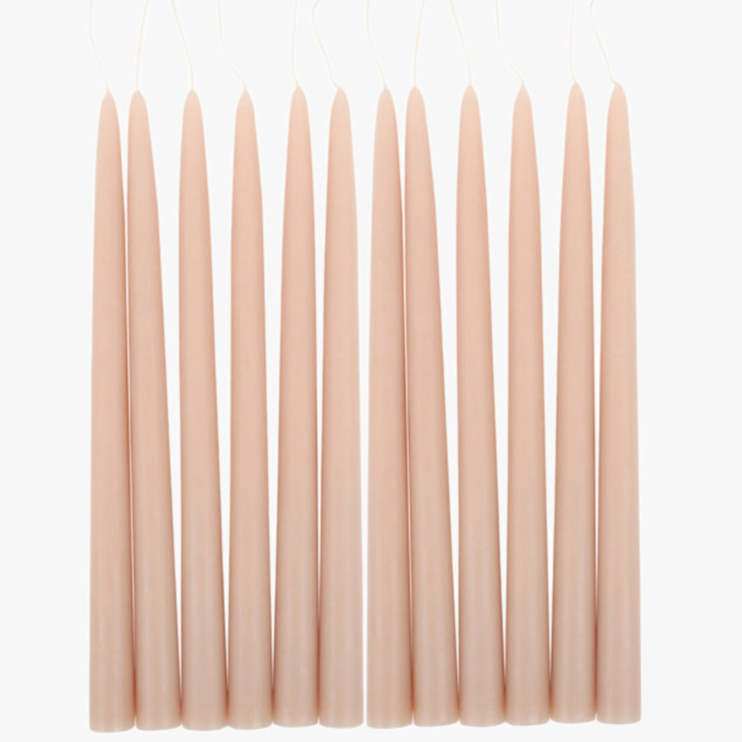 hand dipped taper candles, 18