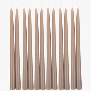 hand dipped taper candles, 12"