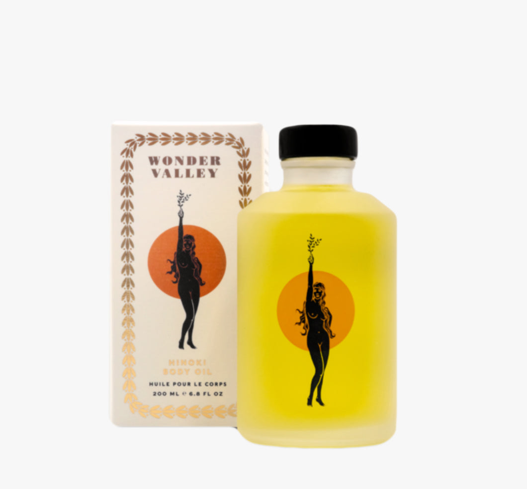 Wonder Valley hinoki body oil
