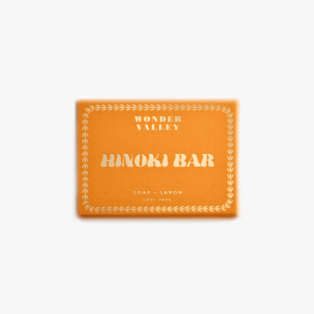 Wonder Valley hinoki oil bar soap